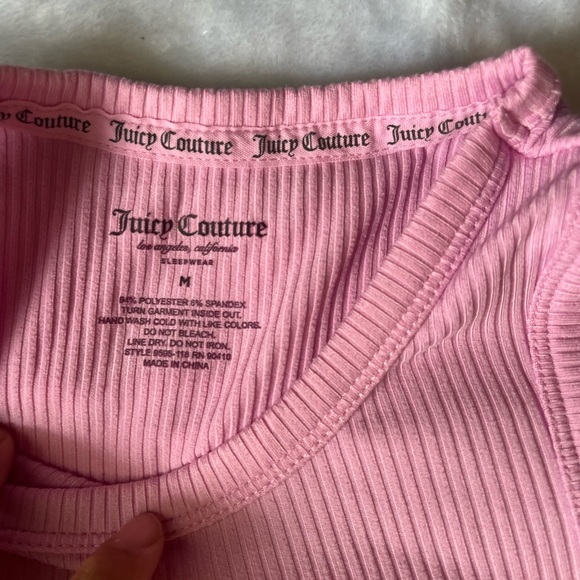 Juicy Couture Pink Ribbed Tank Top - Picture 3 of 4